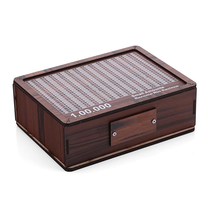 1 Lakh Wooden Money Saving Box