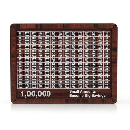 1 Lakh Wooden Money Saving Box