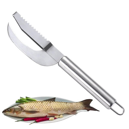 Stainless Steel Fish Scaler & Scraper Remover – Fast, Easy & Mess-Free Fish Cleaning