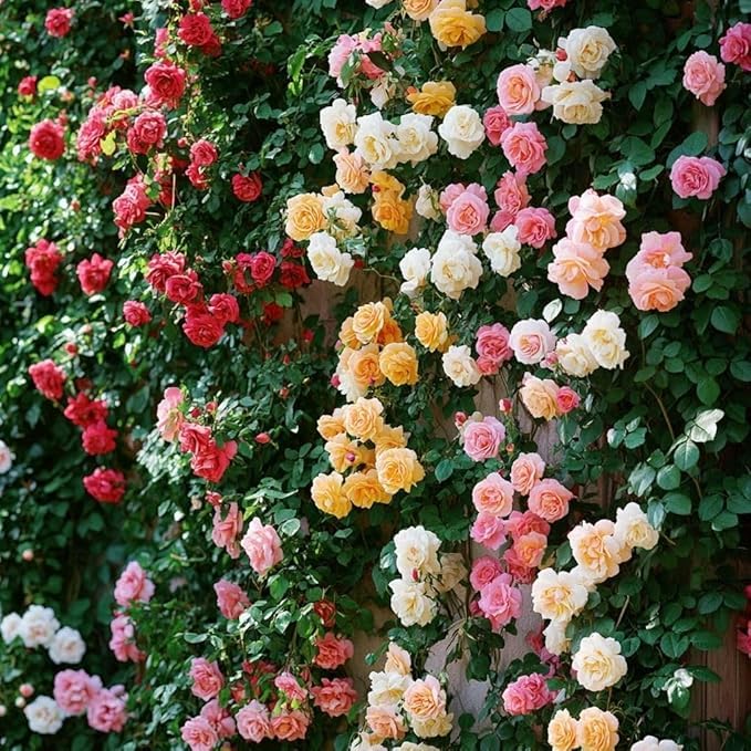 Climbing Multicolor Rose Seeds – Premium Hybrid Collection