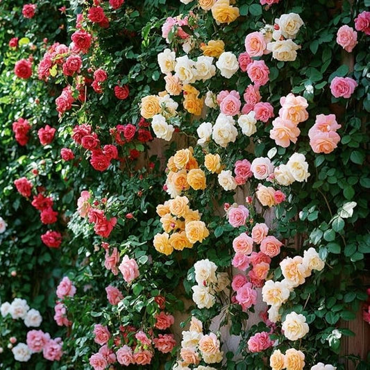 Climbing Multicolor Rose Seeds – Premium Hybrid Collection