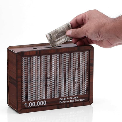 1 Lakh Wooden Money Saving Box