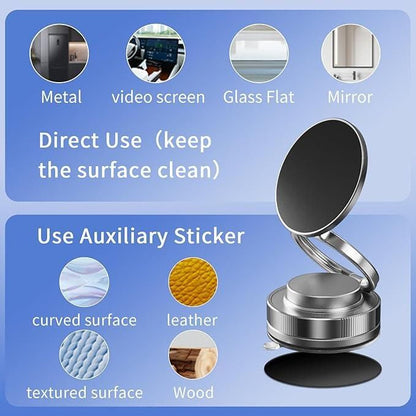 Magnetic Vacuum Mobile Holder – Secure, Smart & Stylish Phone Mount
