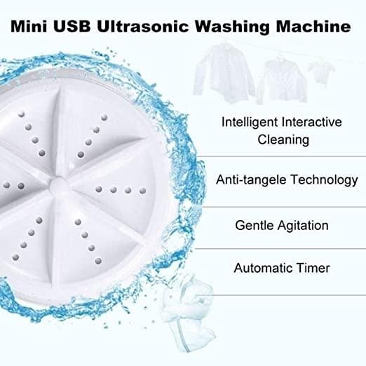 Mini Portable Washing Machine - – Ultrasonic Turbine Washer