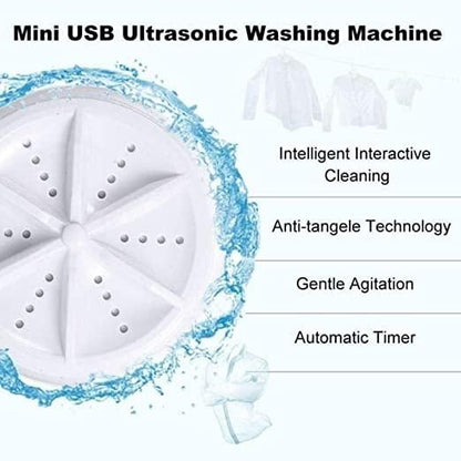 Mini Portable Washing Machine - – Ultrasonic Turbine Washer