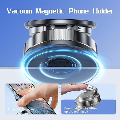 Magnetic Vacuum Mobile Holder – Secure, Smart & Stylish Phone Mount