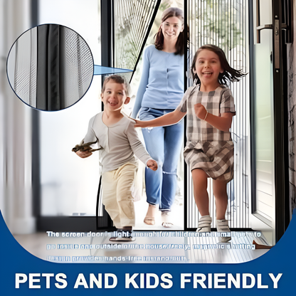 Auto-Closing Magnetic Door Mosquito Net – Fresh Air, Zero Mosquitoes (Height - 210 cm X Length - 100 cm)